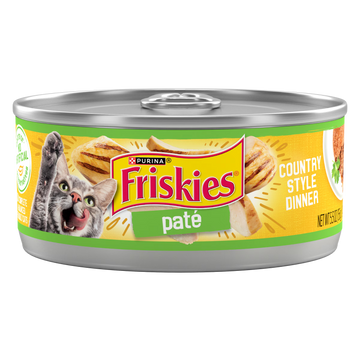 FRISKIES CAT FOOD 5.5 OZ PATE | COUNTRY STYLE DINNER
