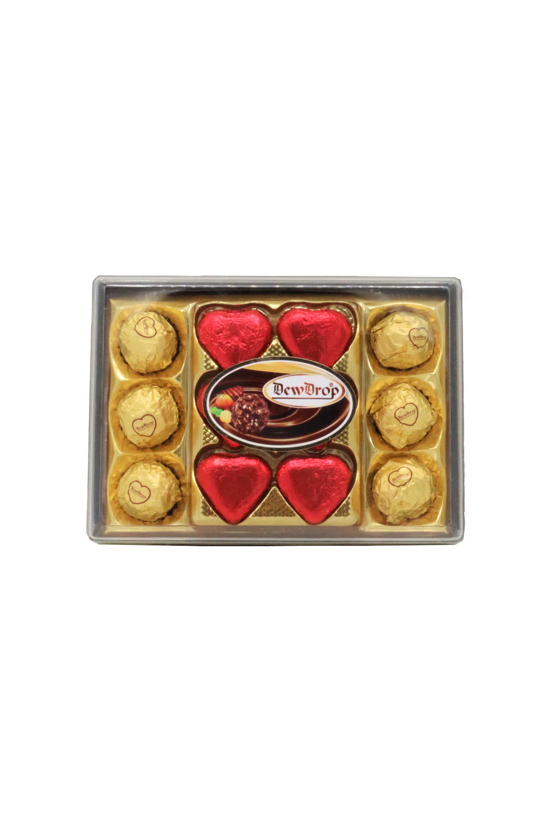 DEWDROP CHOCOLATE 123 G ASSORTED SQUARE | RT12A
