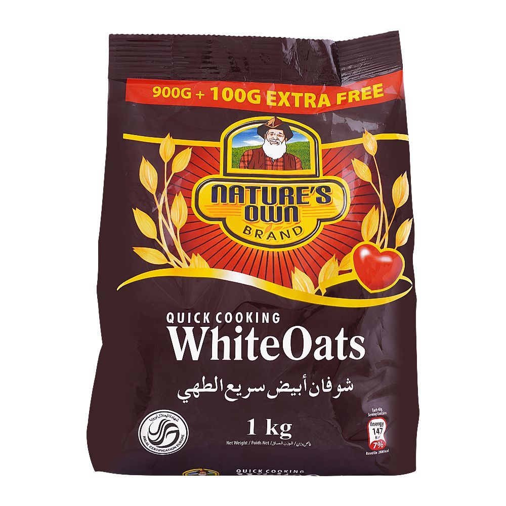 NATURE BAKE WHITE OATS 1 KG