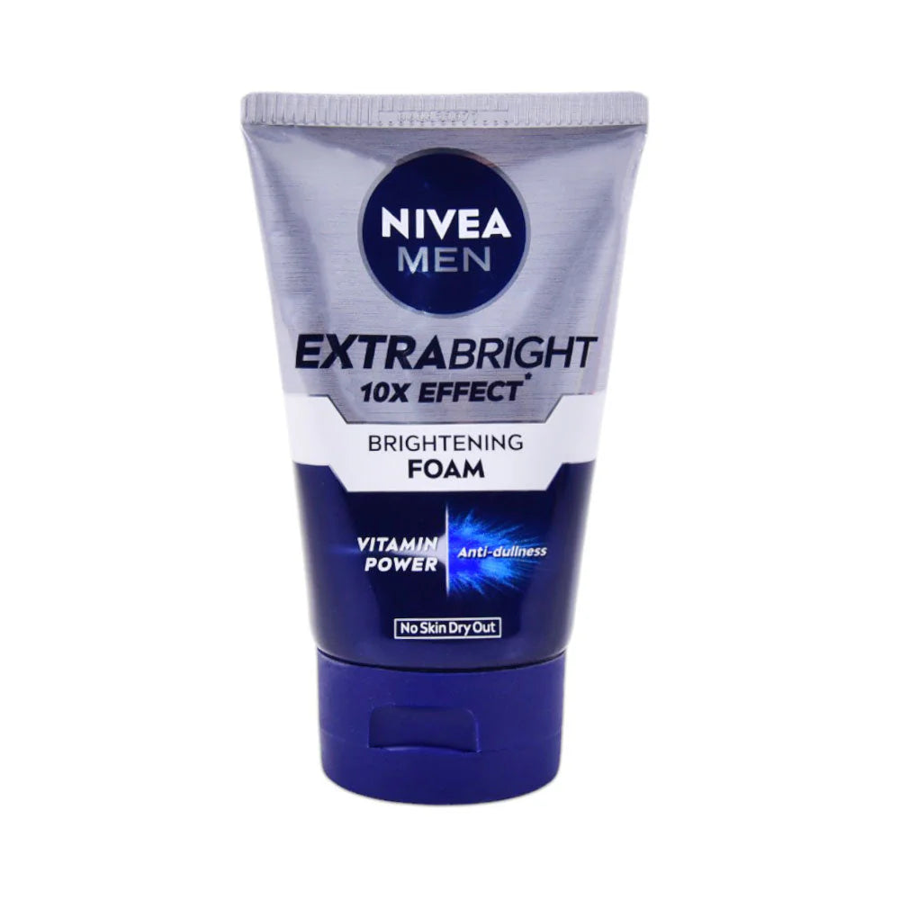 NIVEA MEN FACWASH 100 ML EXTRA  BRIGHT FOAM DARK SPOT