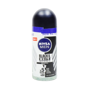 NIVEA ROLL ON 50 ML MEN | INVISIBLE BLACK & WHITE ORIGINAL