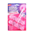MAX FLUSH 5 TOILET RIM BLOCK CLEANER 45 G 2S TROPICAL BLOSSO