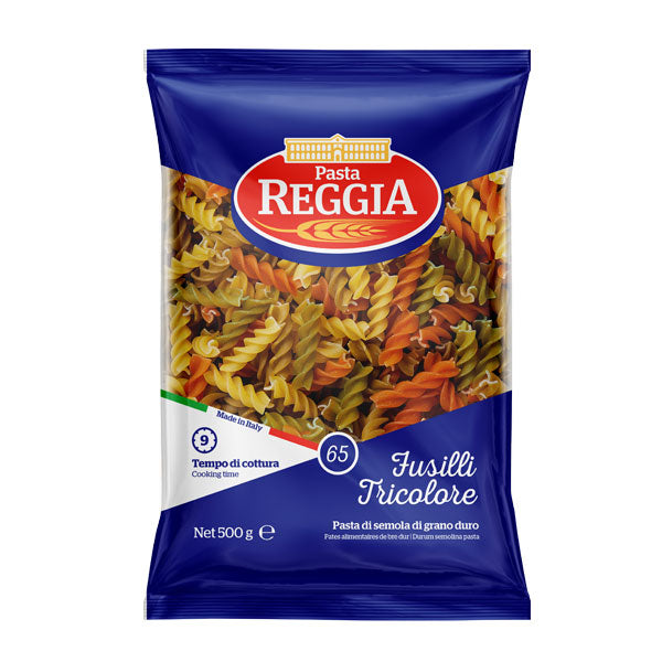 PASTA REGGIA (065) 500 G FUSILLI TRICOLORE