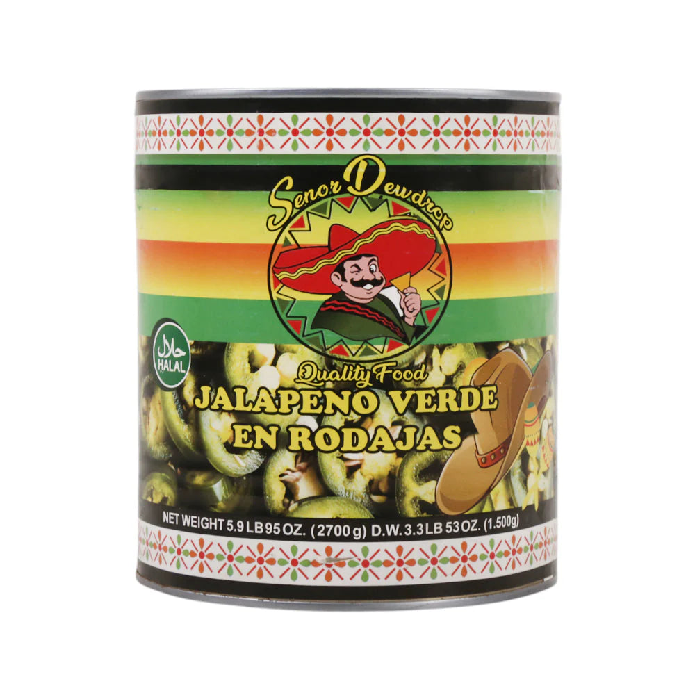 DEWDROP JALAPENO 2.60 KG SLICED