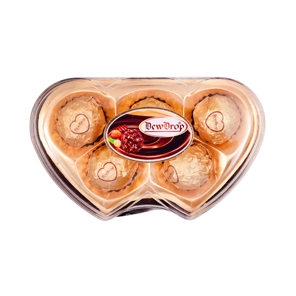 DEWDROP CHOCOLATE 63 G TWIN HEART | TH05G