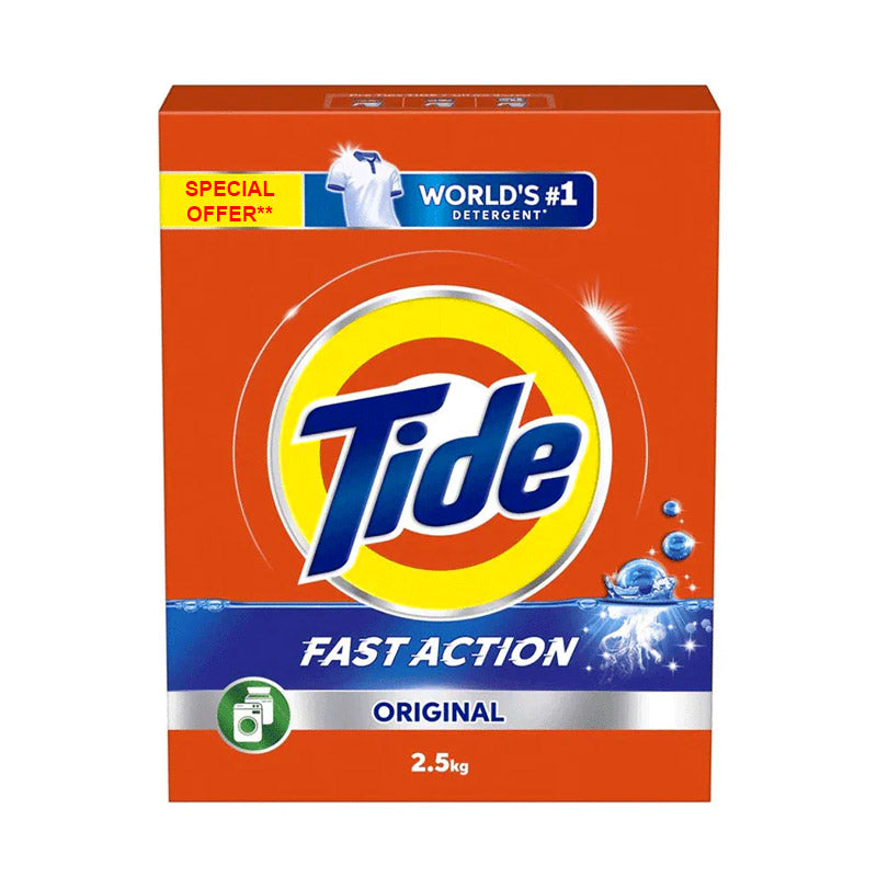 TIDE WASHING POWDER 2.5 KG FAST ACTION | GREEN