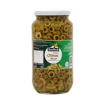 DEWDROP OLIVES GREEN 935 G / 485 G SLICES