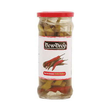 DEWDROP PICKLE 370 G RED & GREEN CHILLI
