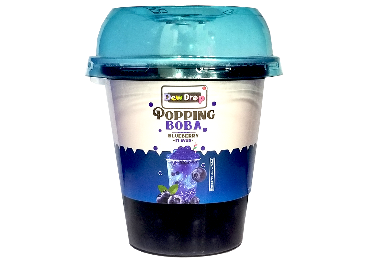 DEWDROP BOBA DRINK 230 ML BLUEBERRY