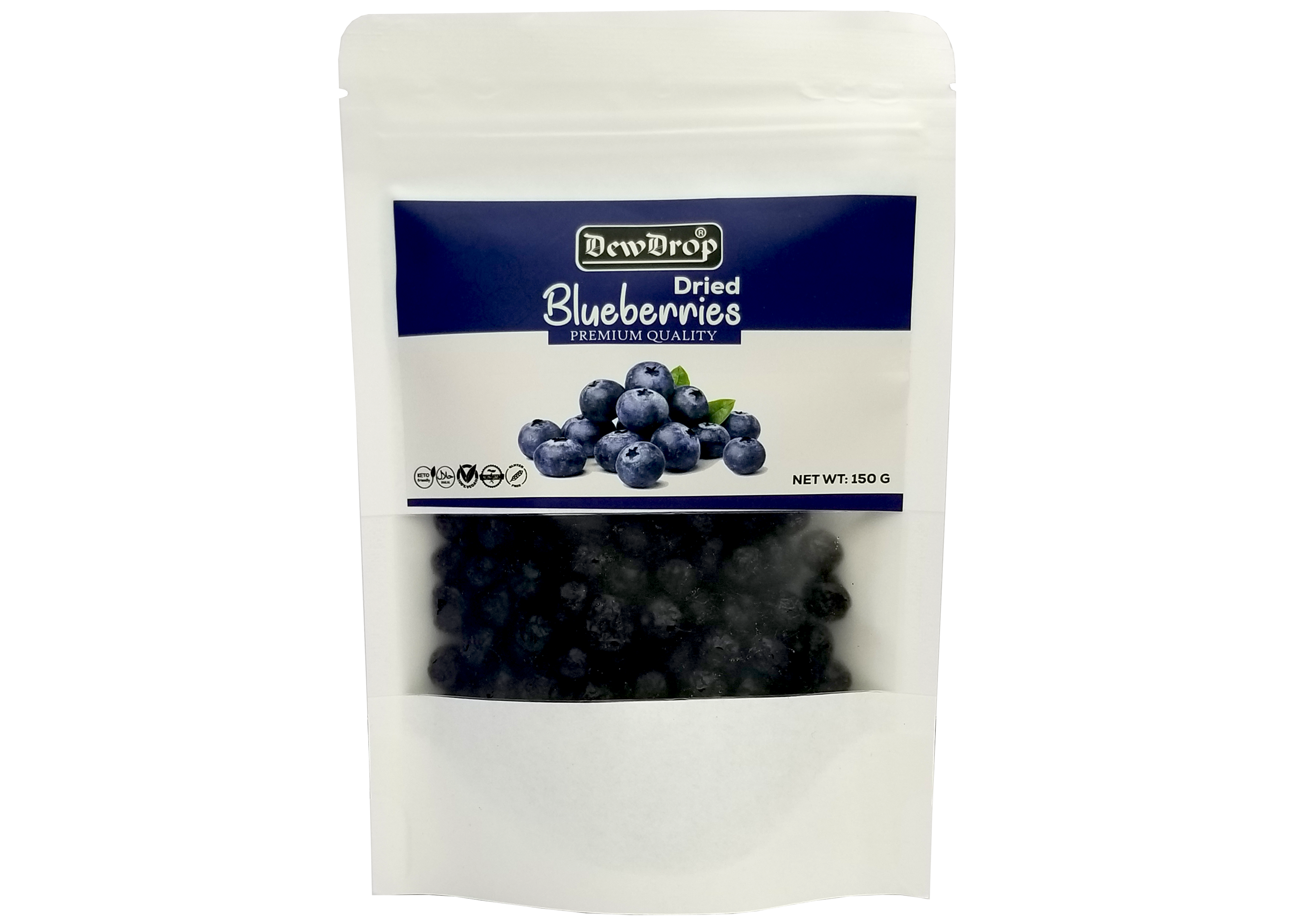 DEWDROP DRIED BLUEBERRY 150 G