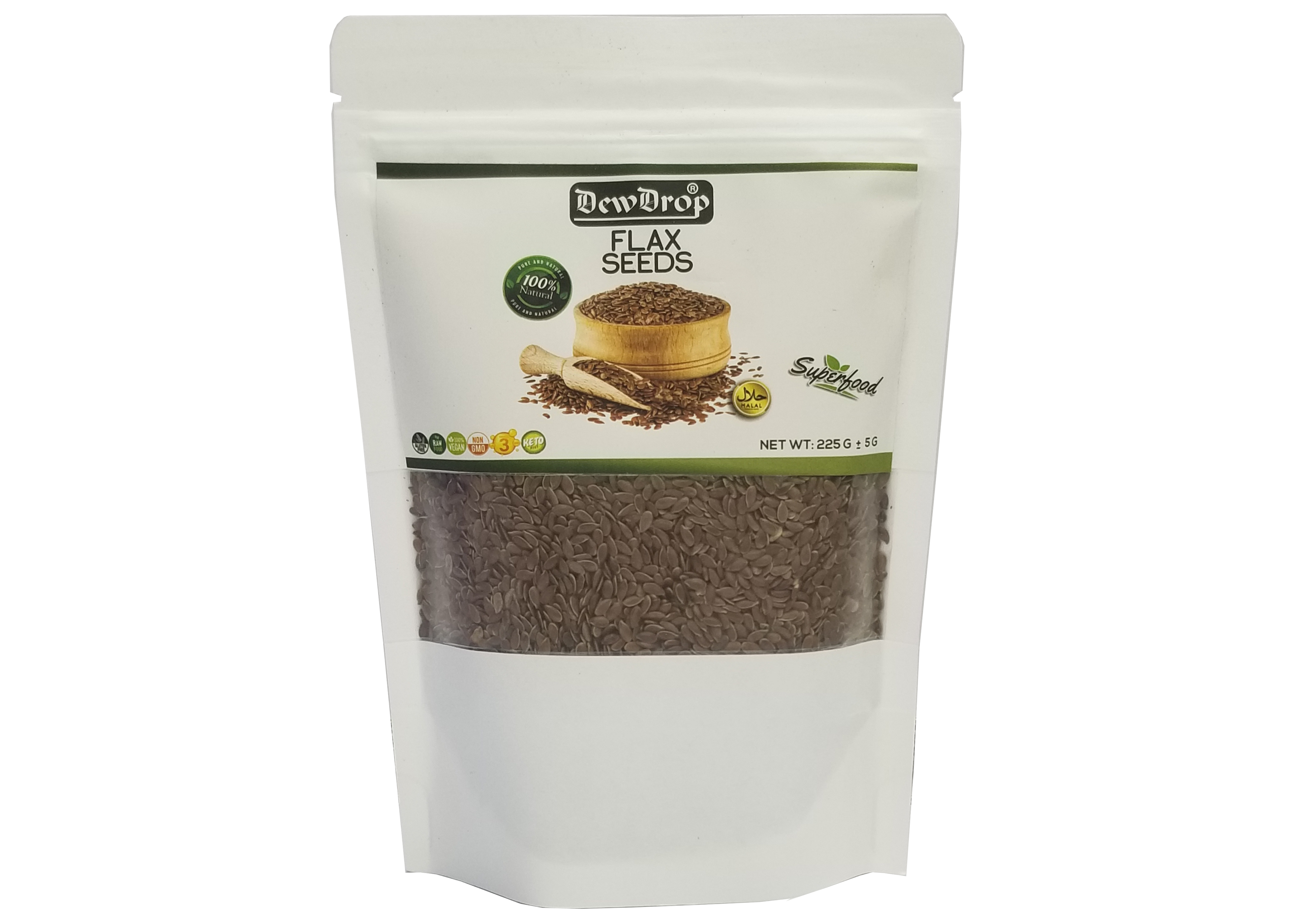 DEWDROP SEEDS 225 G FLAX