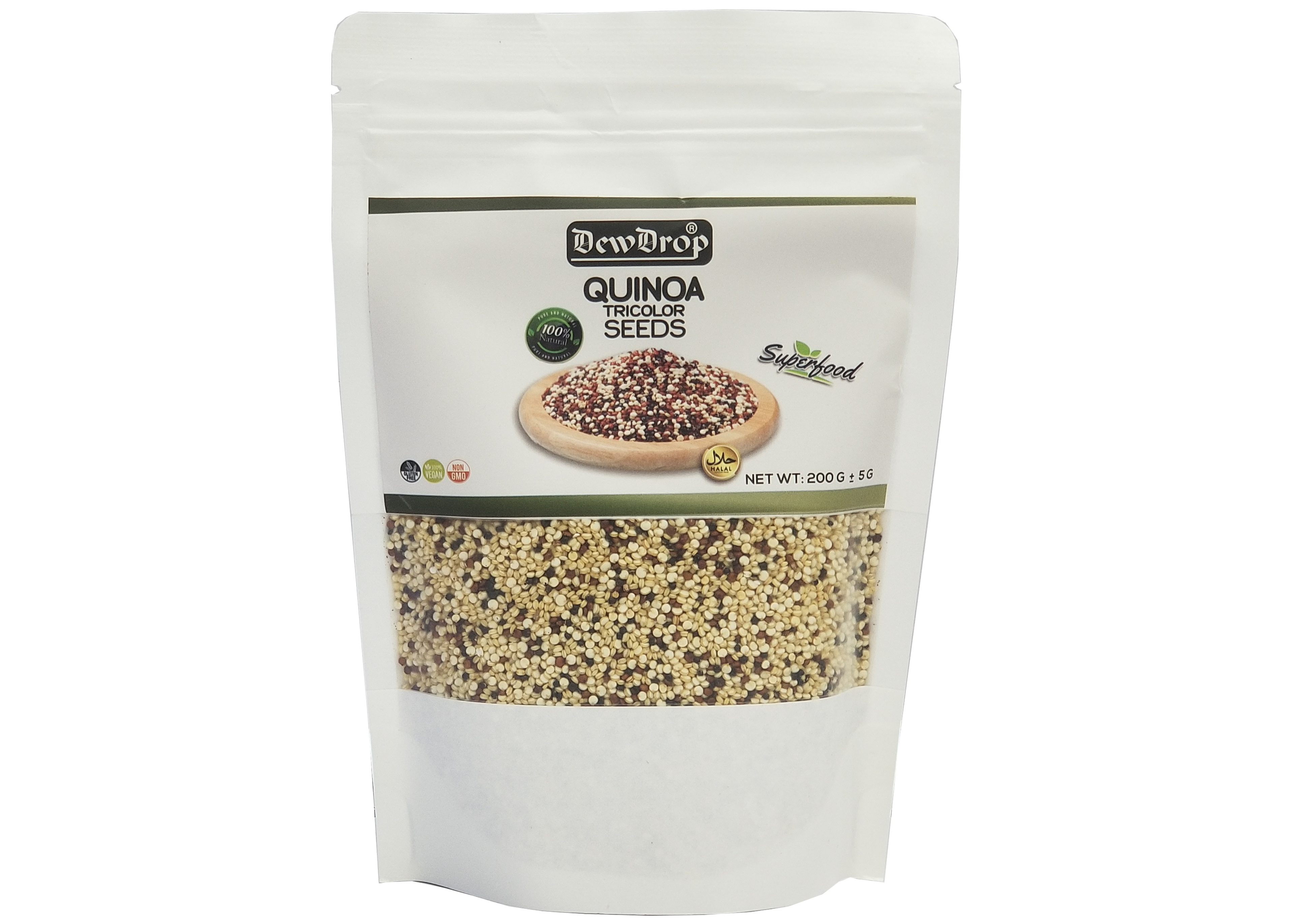 DEWDROP SEEDS 200 G QUINOA TRICOLOR