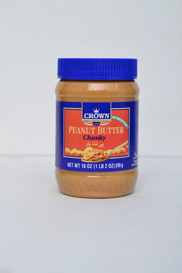 CROWN PECHUNKYANUT BUTTER 18 OZ