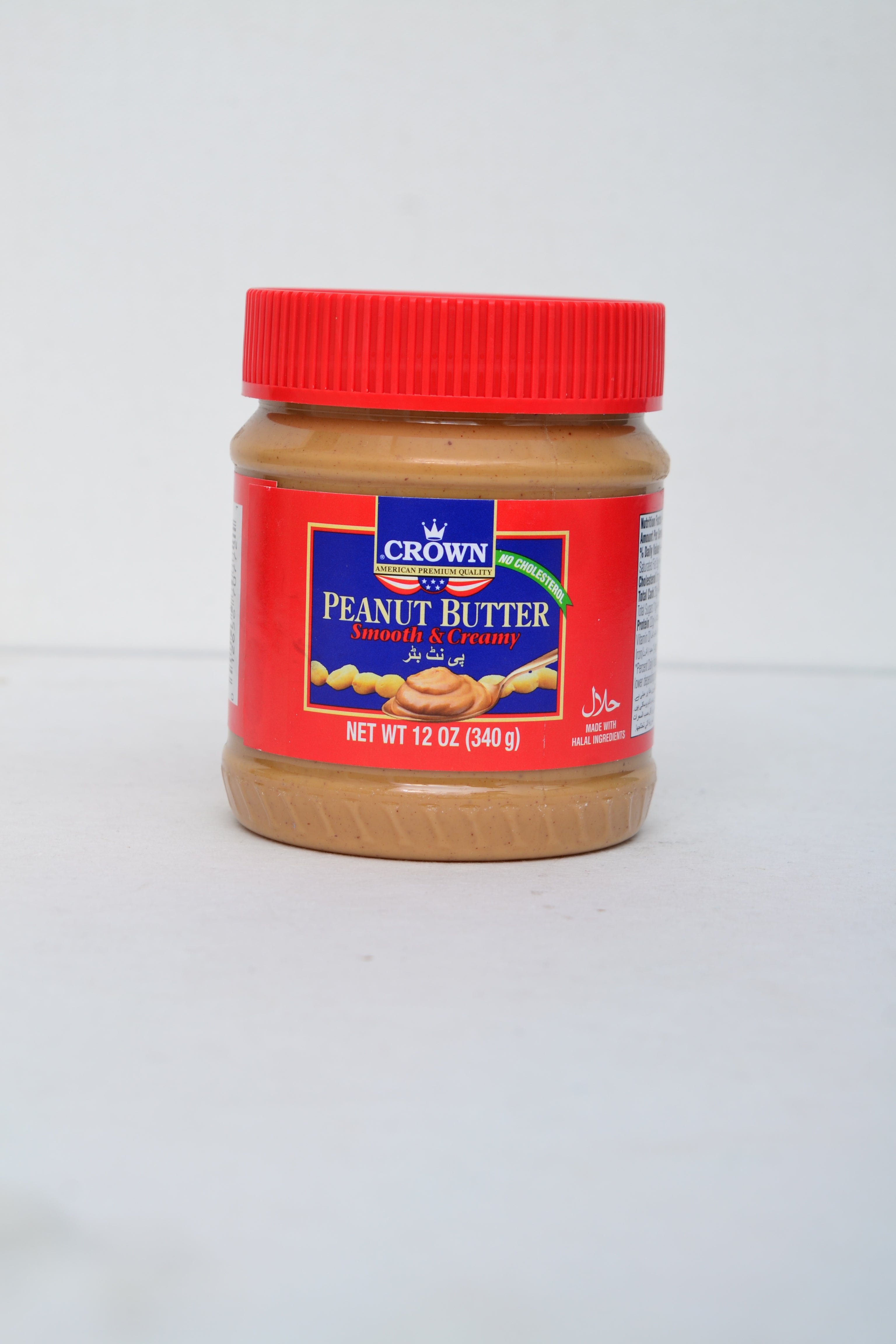 CROWN PEANUT BUTTER 12 OZ CREAMY