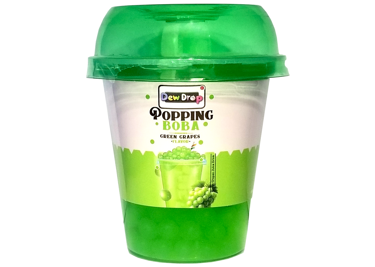 DEWDROP BOBA DRINK 230 ML GREEN GRAPES