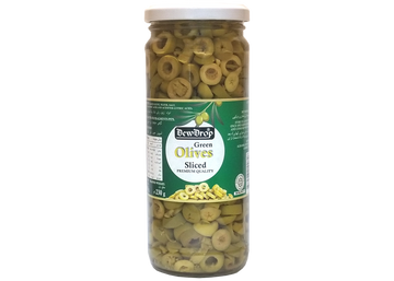DEWDROP OLIVES GREEN 450 G / 230 G SLICES