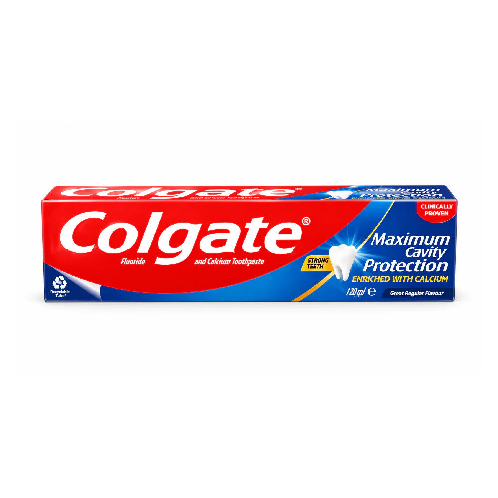 COLGATE TOOTHPASTE 120 ML MAXIMUM CAVITY PROTECTION