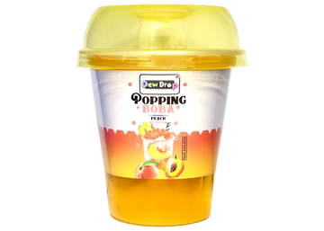 DEWDROP BOBA DRINK 230 ML PEACH