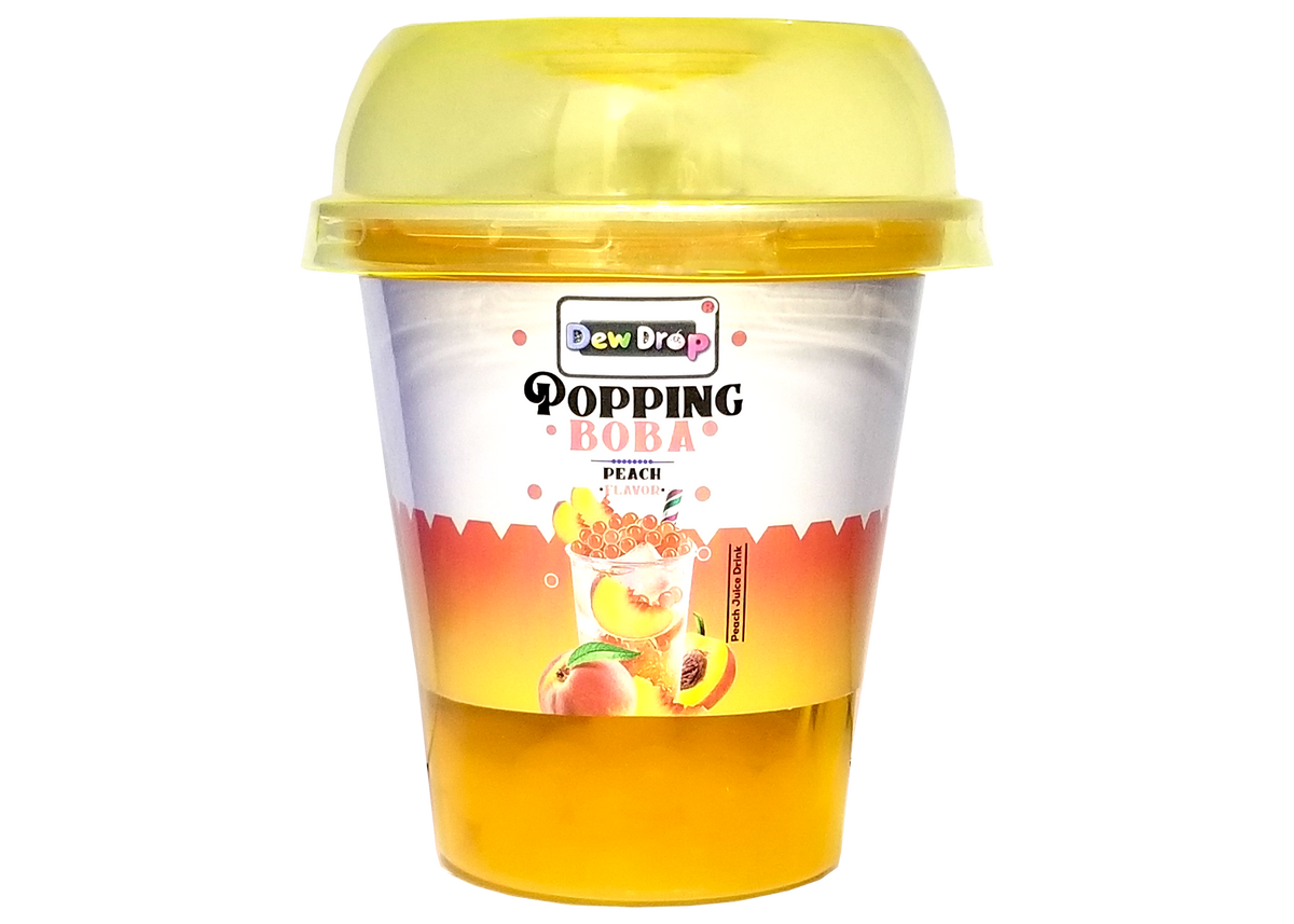 DEWDROP BOBA DRINK 230 ML PEACH