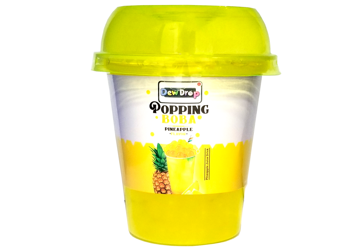 DEWDROP BOBA DRINK 230 ML PINEAPPLE