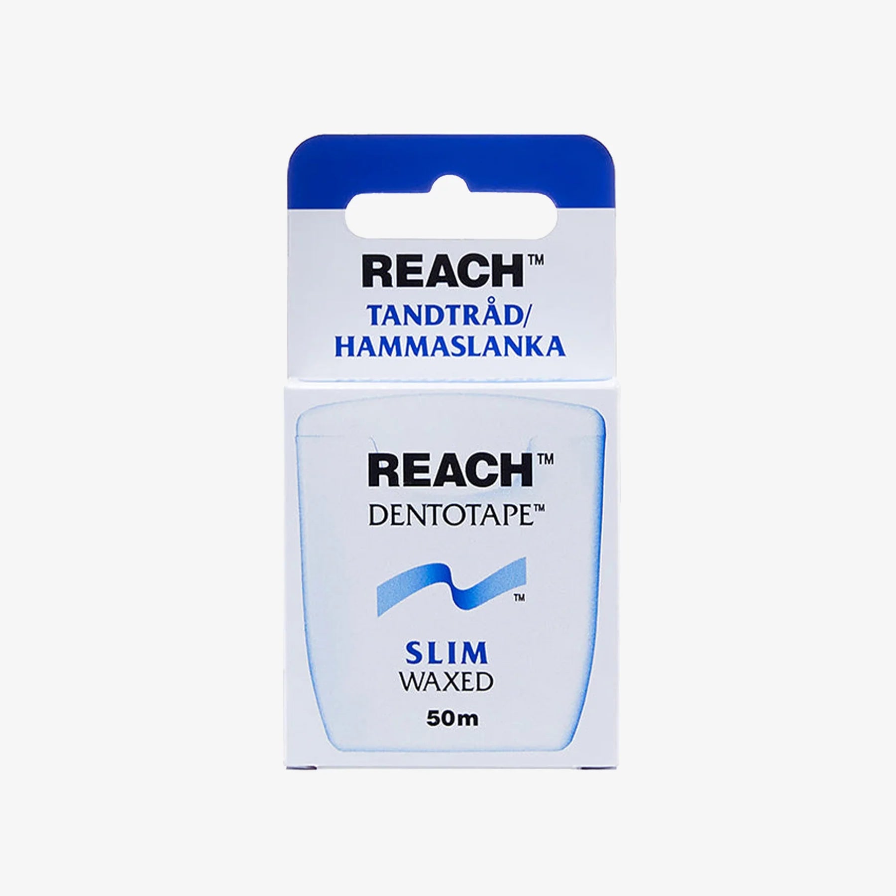 REACH DENTAL FLOSS 50 M DENTOTAPE WAXED