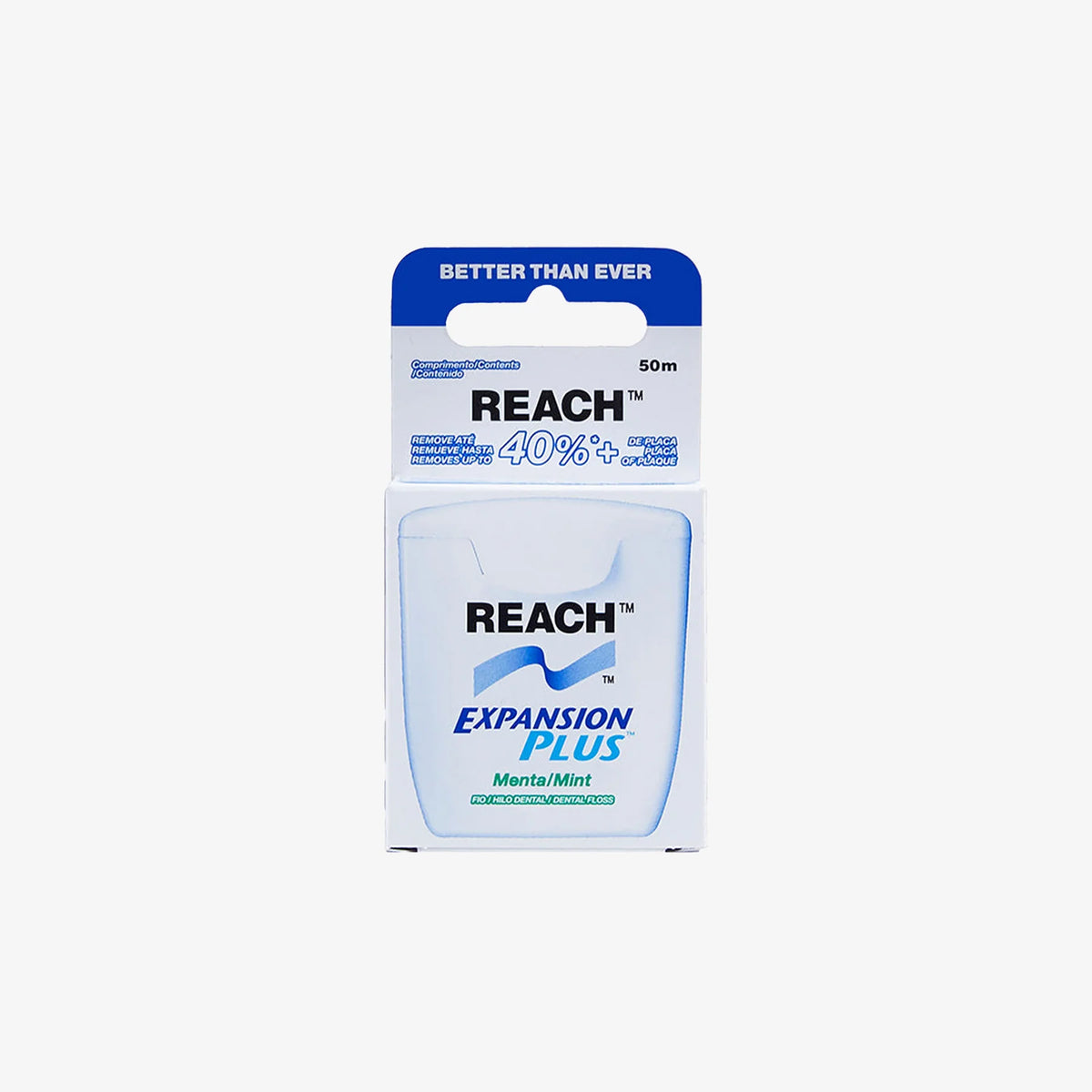 REACH DENTAL FLOSS 50 M MINT WAXED