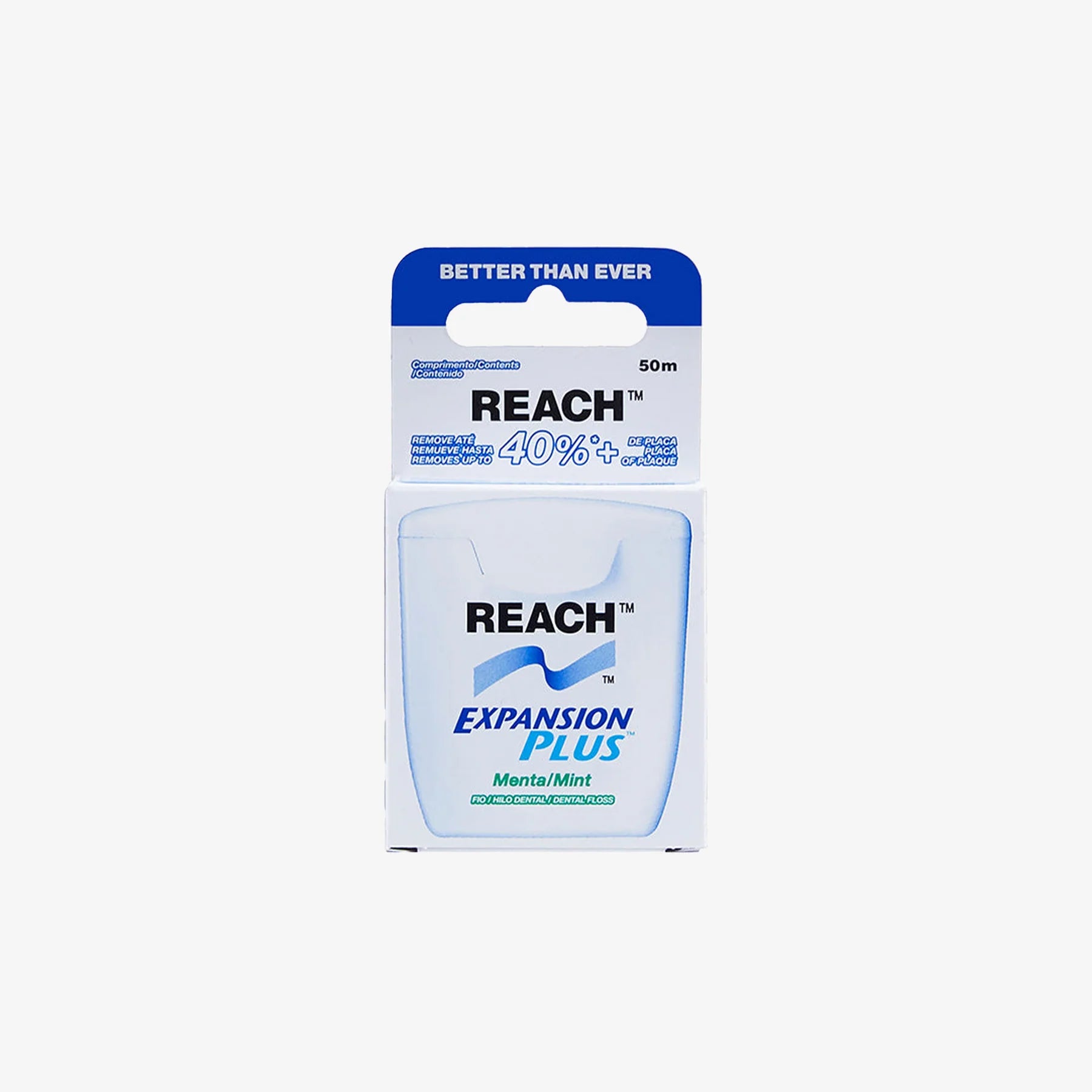 REACH DENTAL FLOSS 50 M MINT WAXED