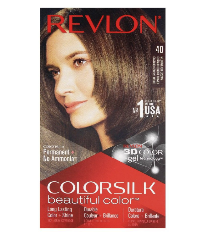 REVLON COLOR # 40 MEDIUM ASH BROWN