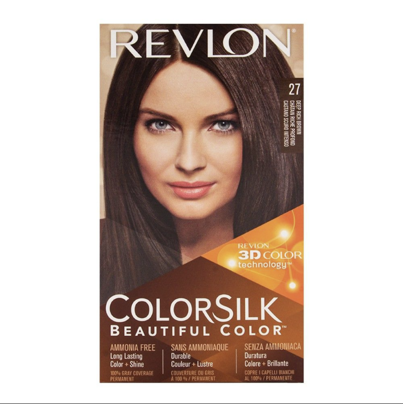 REVLON COLOR # 27 DEEP RICH BROWN