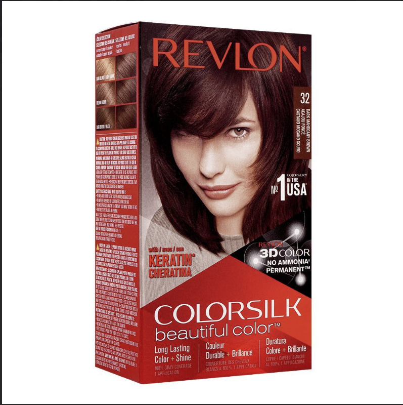 REVLON COLOR # 32 DARK MAHOGANY BROWN
