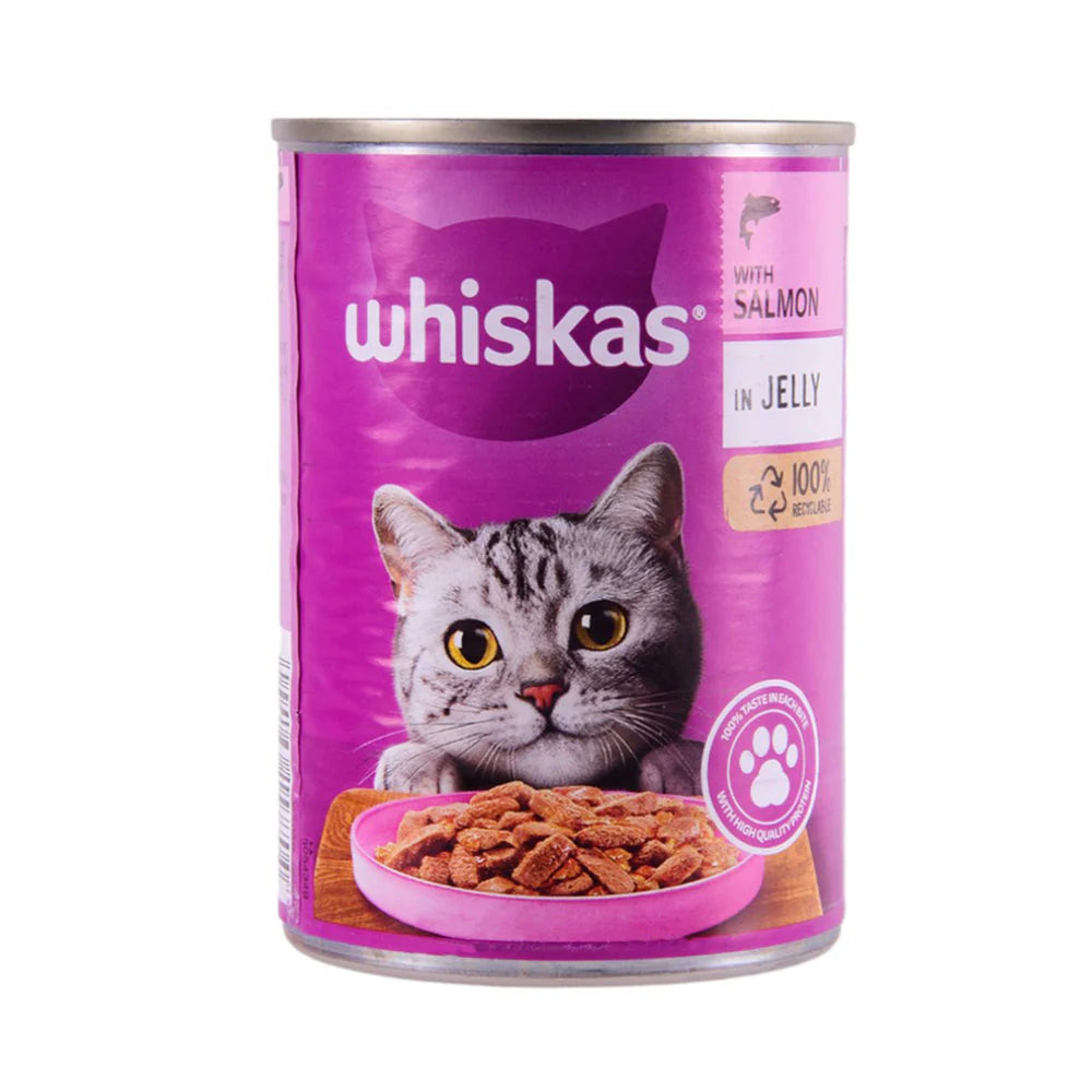 WHISKAS CAT FOOD 400 G SALMON