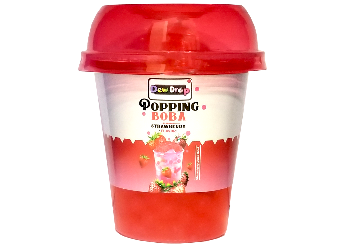 DEWDROP BOBA DRINK 230 ML STRAWBERRY