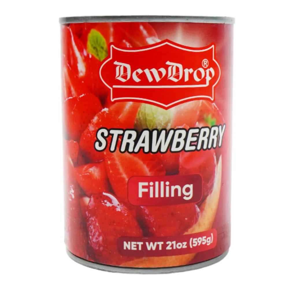 DEWDROP PIE FILLING 595 G STRAWBERRY