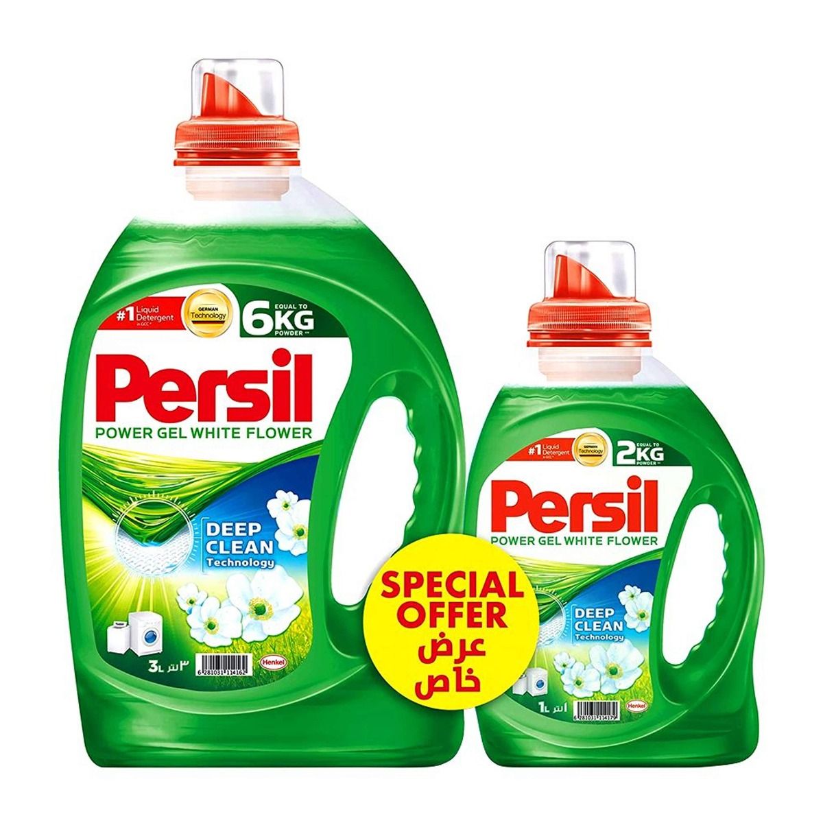 PERSIL WASHING LIQUID 4 LIT DEEP CLEAN WHITE FLOWER
