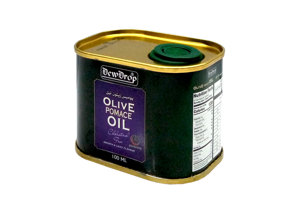 DEWDROP OLIVE OIL 100 ML POMACE TIN