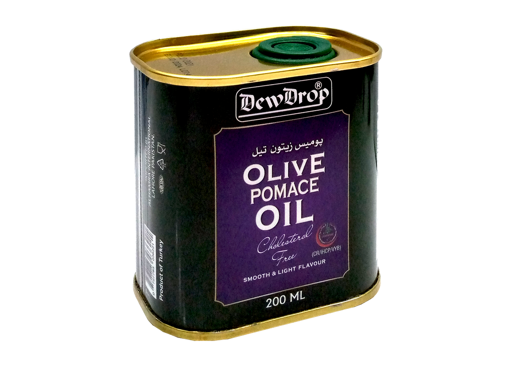 DEWDROP OLIVE OIL 200 ML POMACE TIN