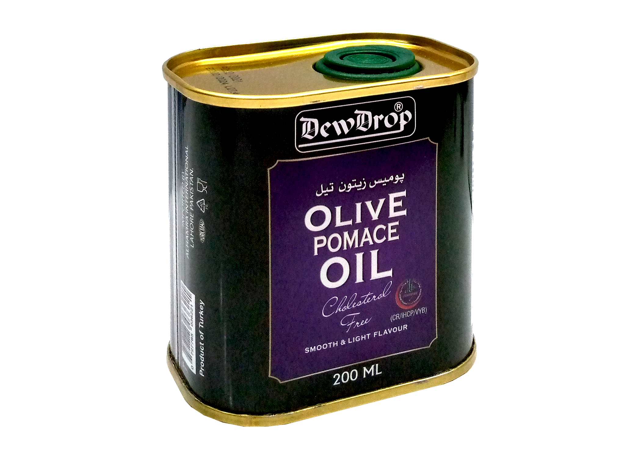 DEWDROP OLIVE OIL 200 ML POMACE TIN