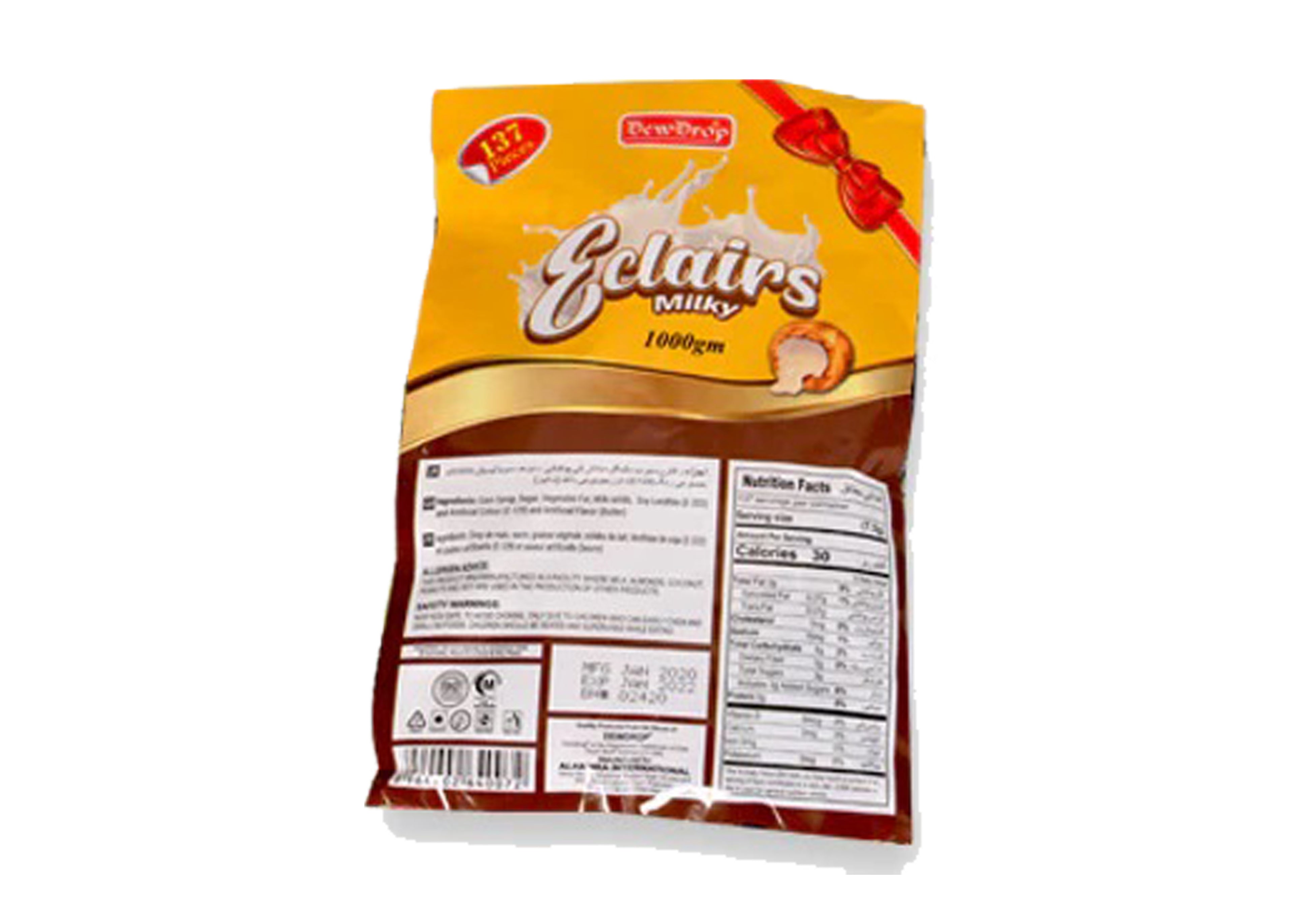 DEWDROP ECLAIR TOFFEE 770 G 137-PCS MILKY