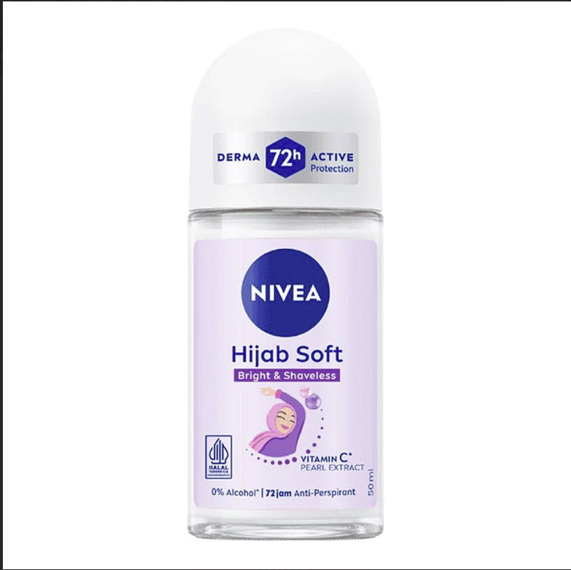 NIVEA ROLL ON 50 ML WOMEN | BRIGHTENING HIJAB SOFT