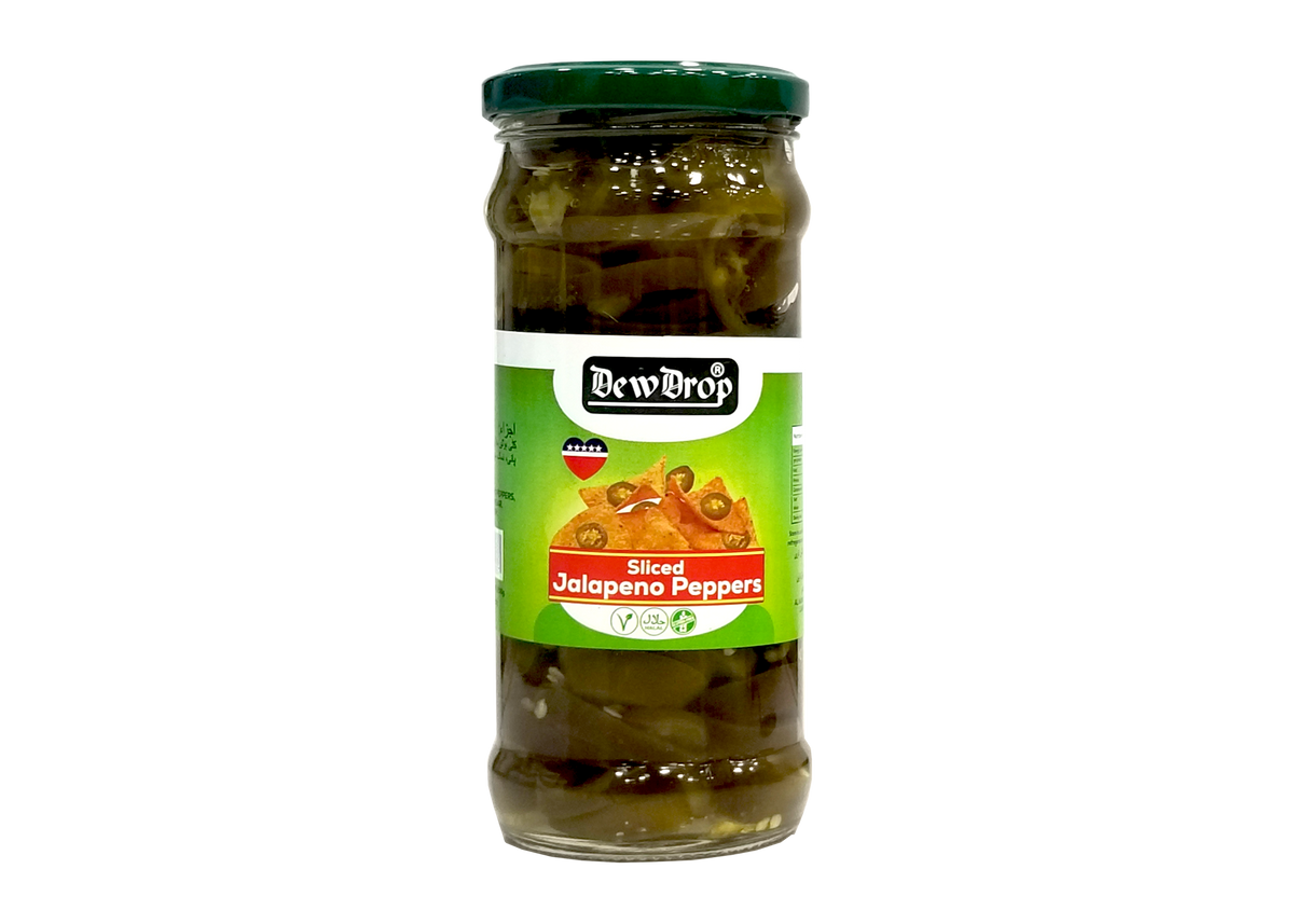 DEWDROP JALAPENO 320 G SLICED RED