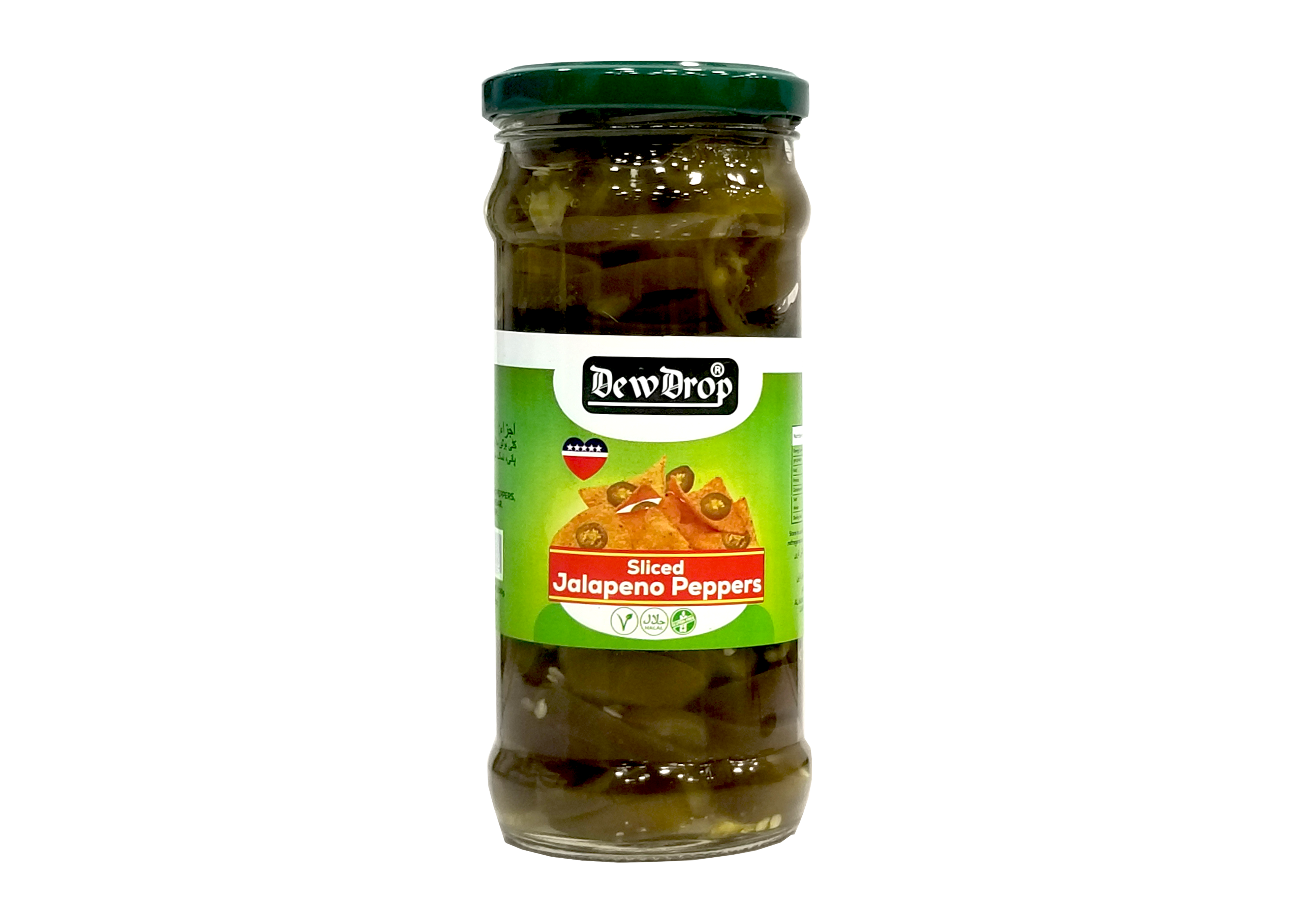 DEWDROP JALAPENO 320 G SLICED GREEN