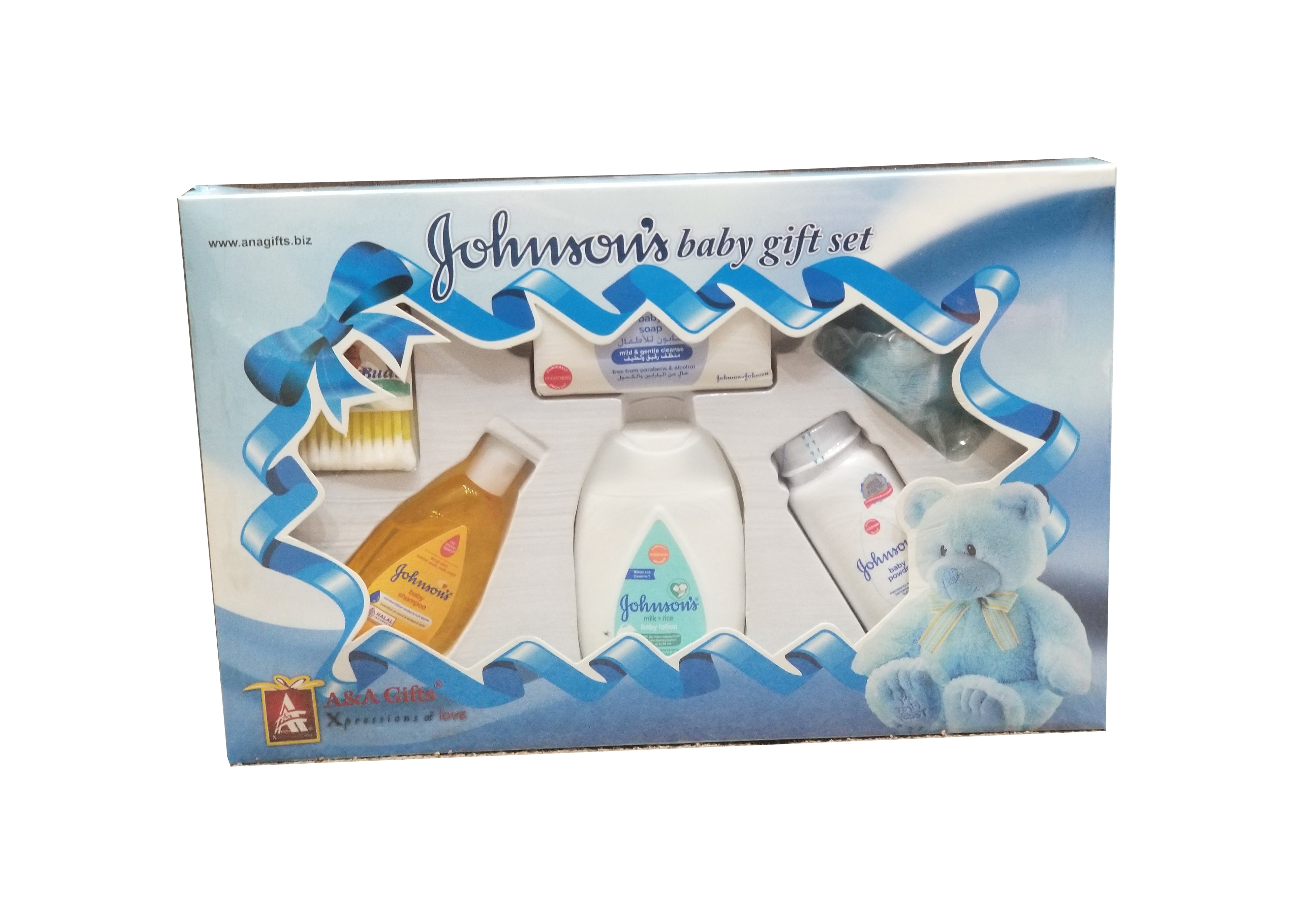 JJ BABY GIFT SET 6IN1 BLUE