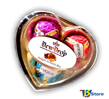 DEWDROP CHOCOLATE 38 G MINI HEART COLOR | H03C1