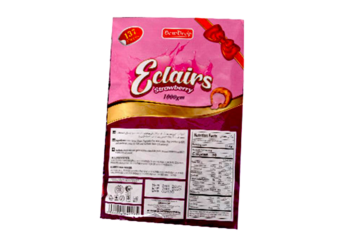 DEWDROP ECLAIR TOFFEE 770 G 137-PCS STRAWBERRY