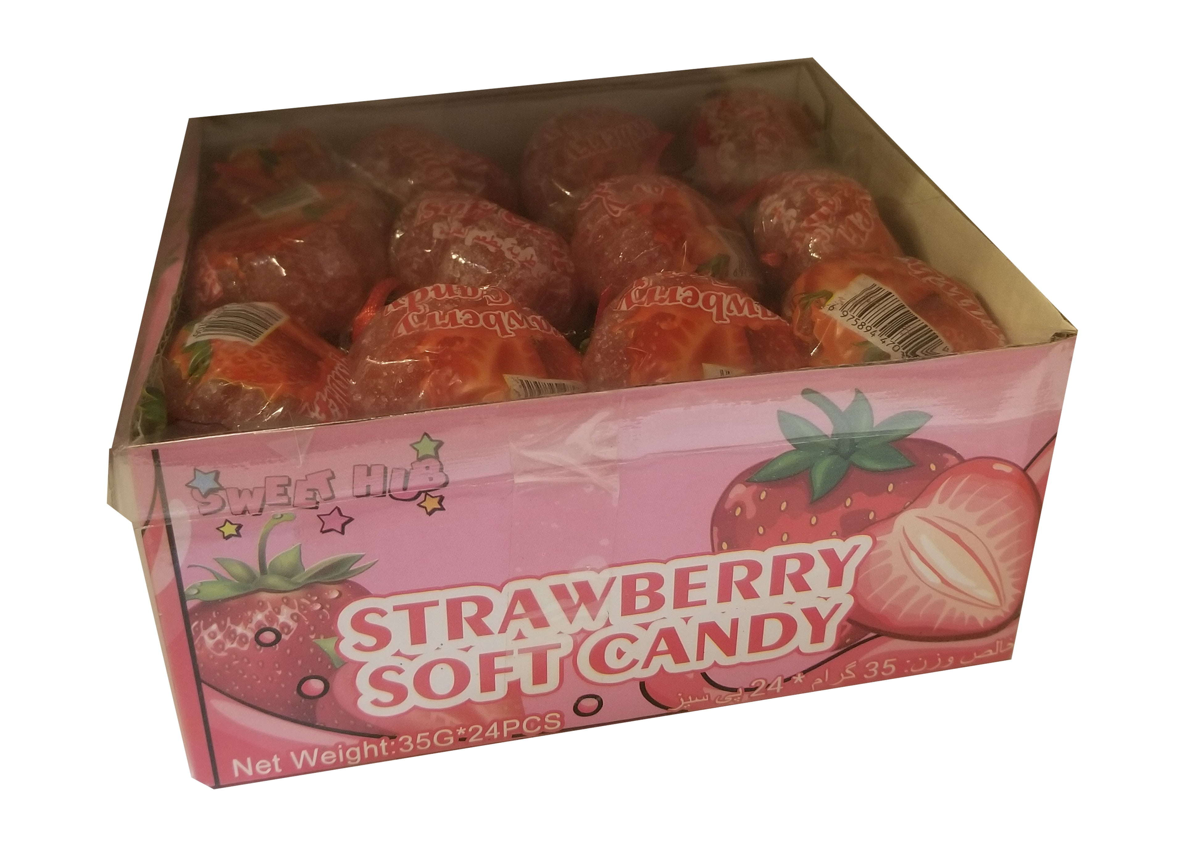 SWEET HUB JELLY 35 G 24S STRAWBERRY