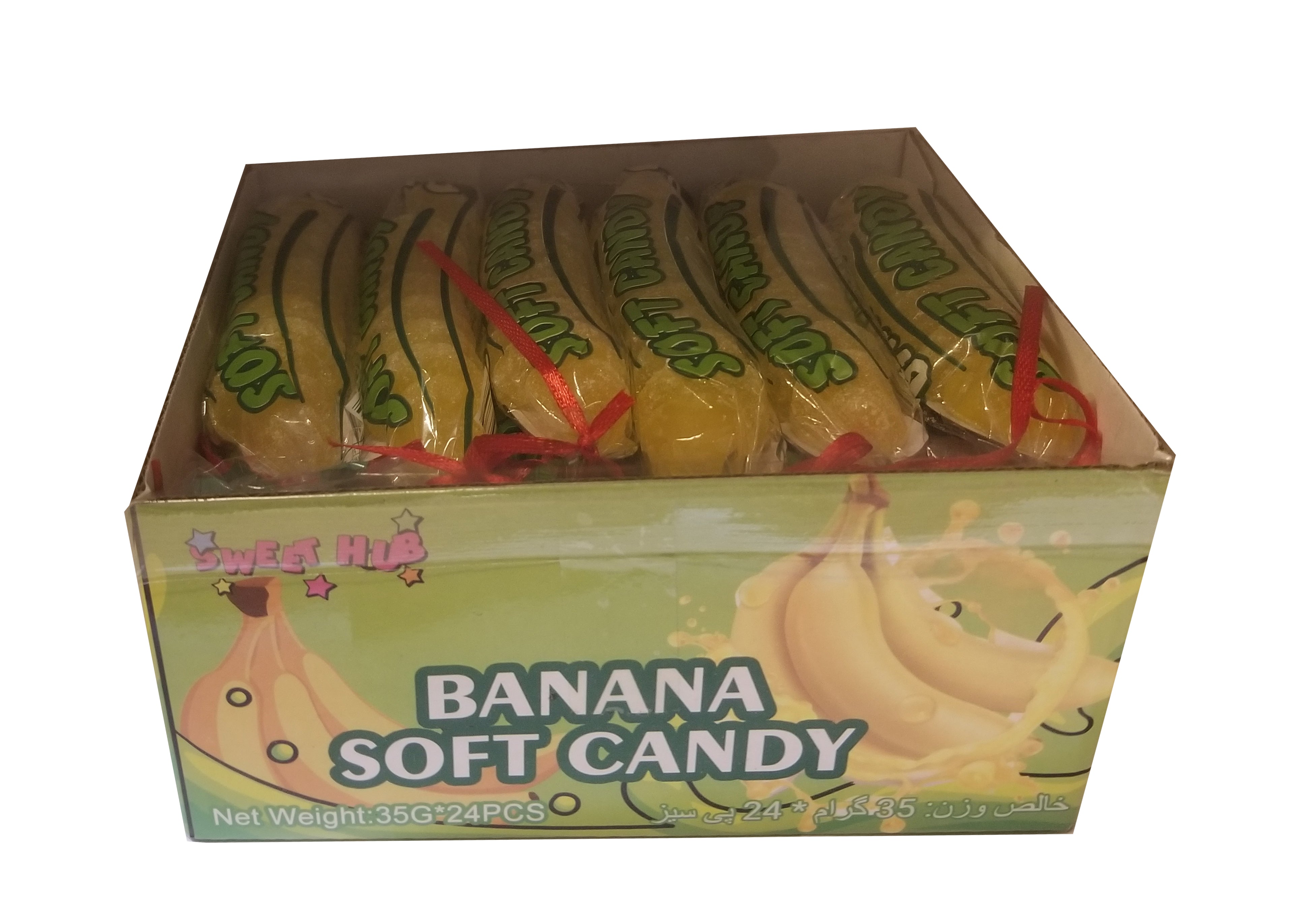 SWEET HUB JELLY 35 G 24S BANANA