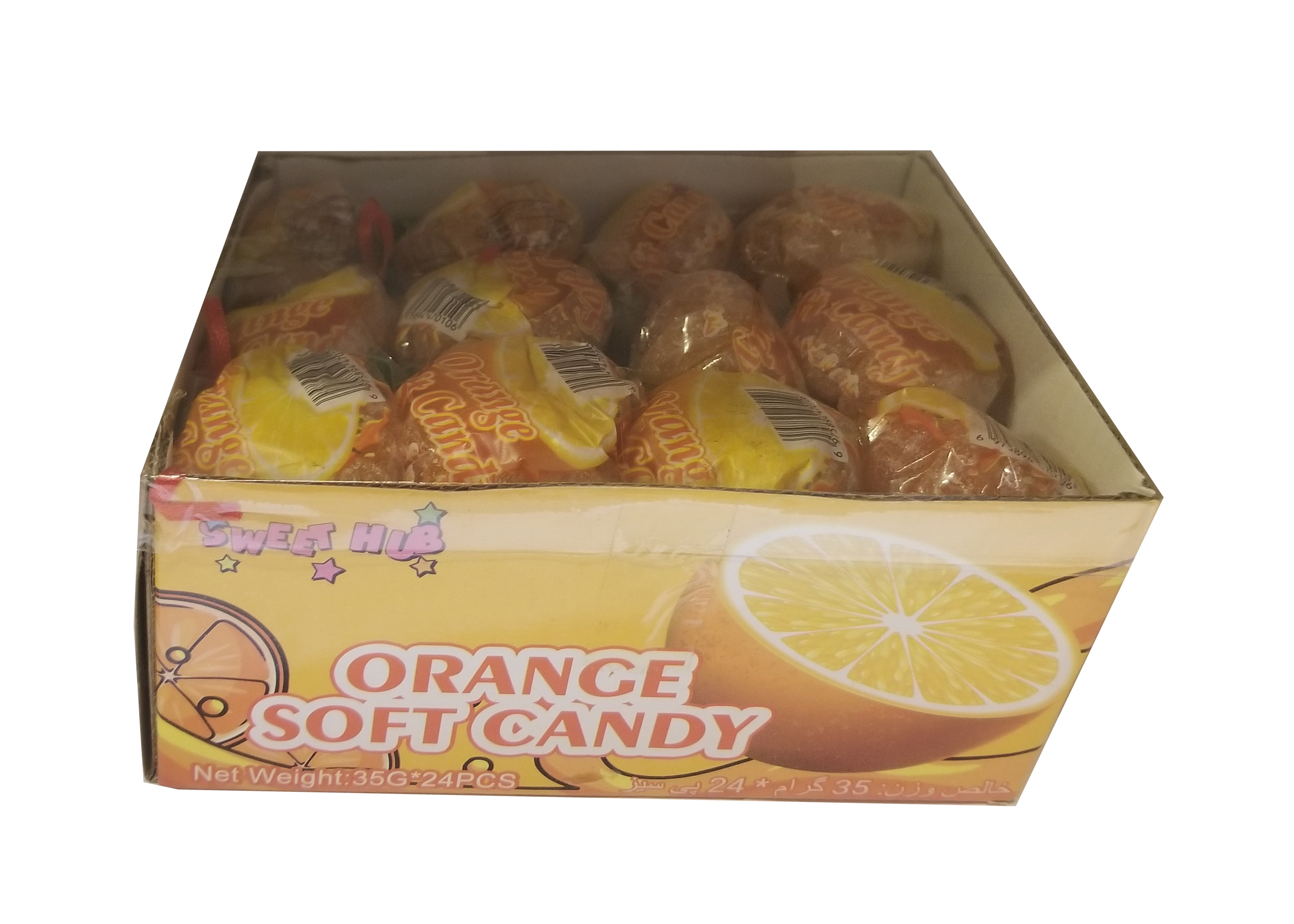 SWEET HUB JELLY 35 G 24S ORANGE