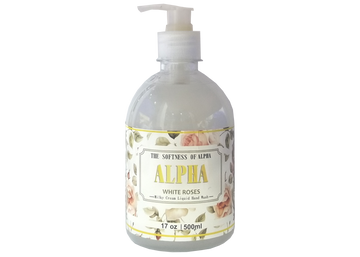 ALPHA HANDWASH 500 ML WHITE ROSES