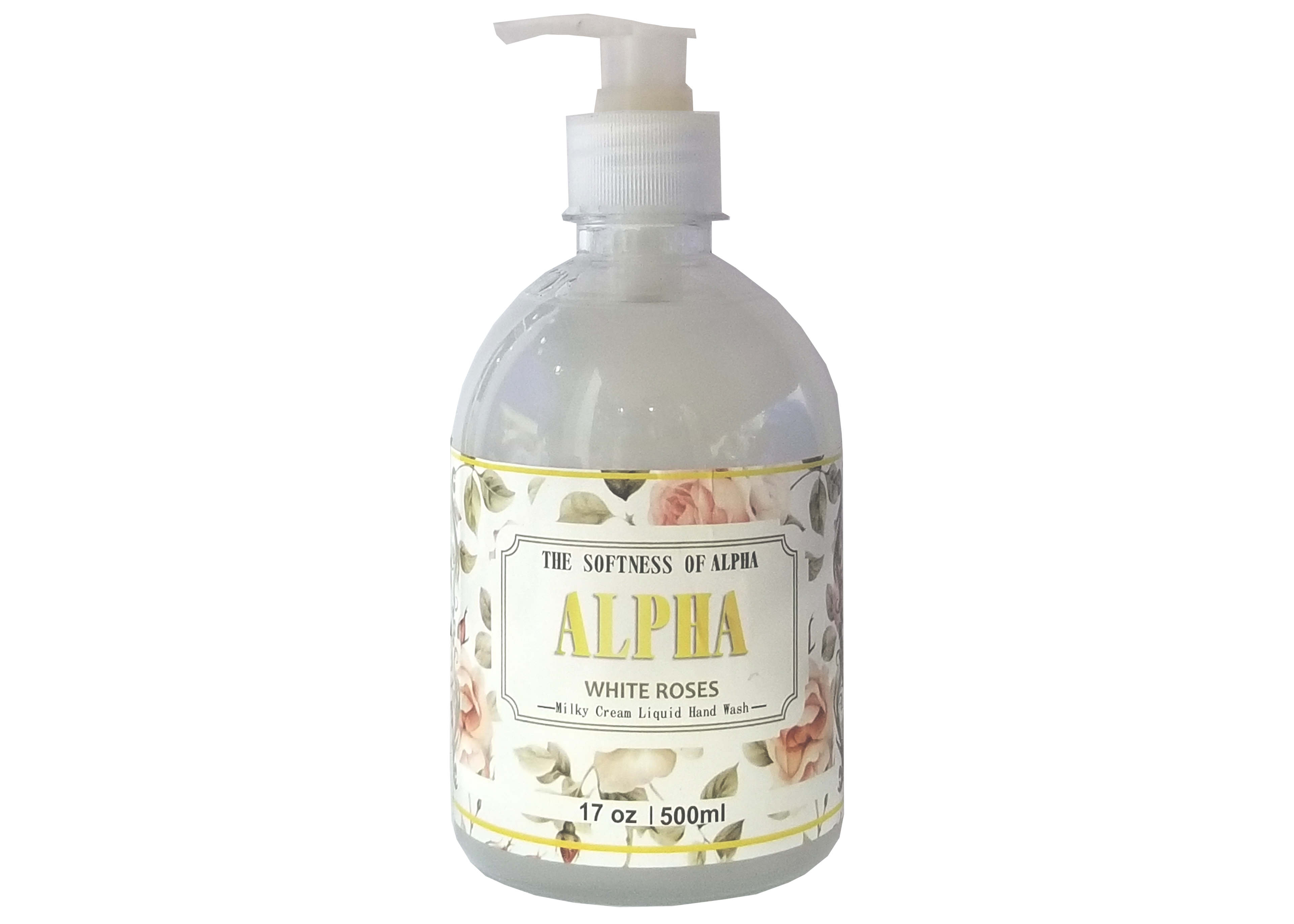 ALPHA HANDWASH 500 ML WHITE ROSES